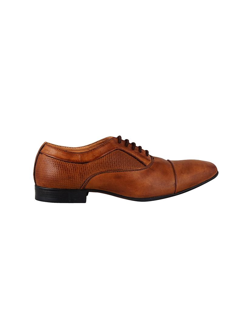 tan lace-up oxfords - 17129558 - Standard Image - 1
