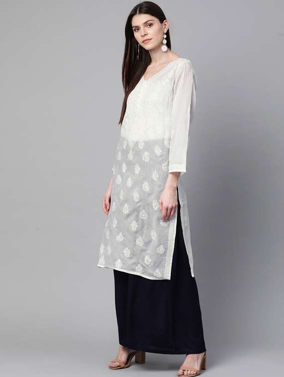 women's straight kurta - 17129884 -  Standard Image - 1