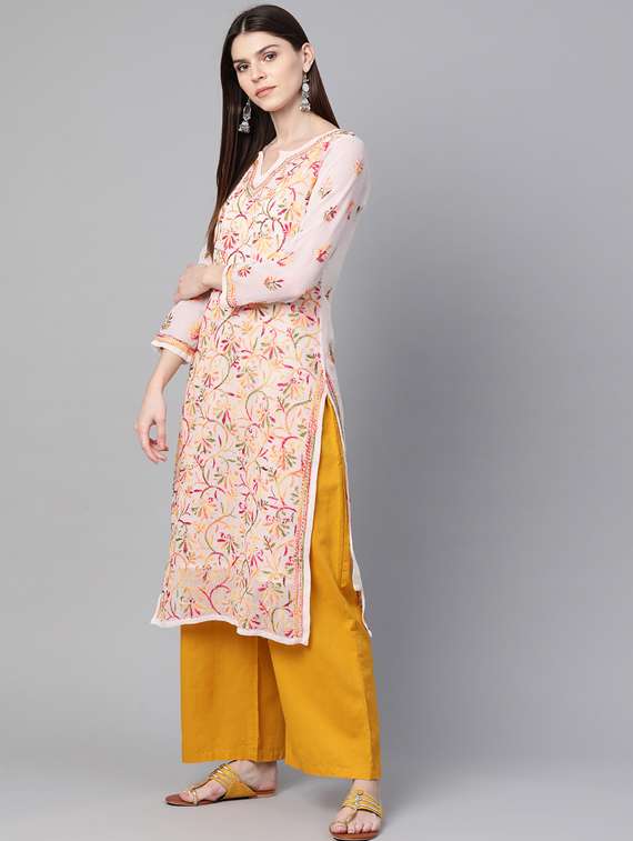 women's straight kurta - 17129885 - Standard Image - 1