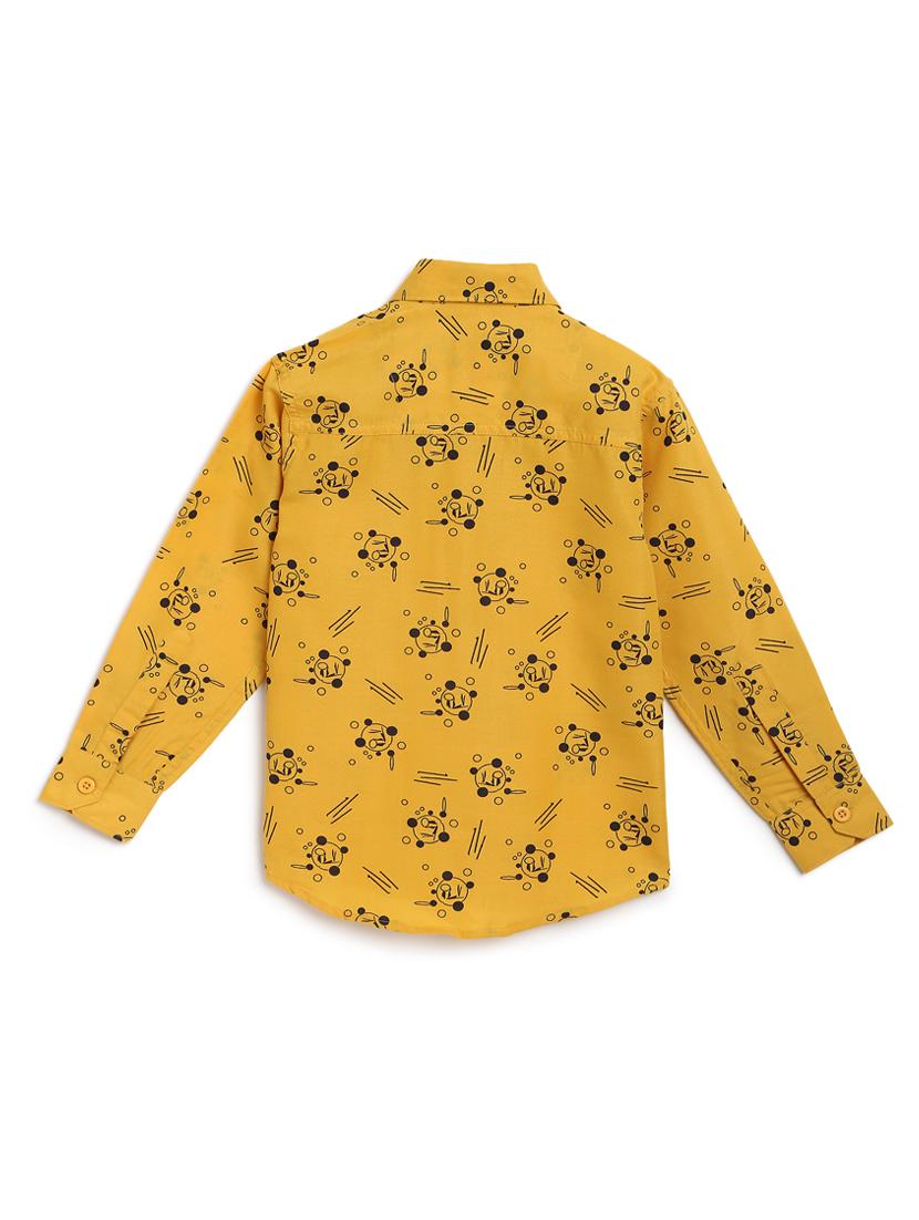 yellow cotton shirt - 17129887 - Standard Image - 1