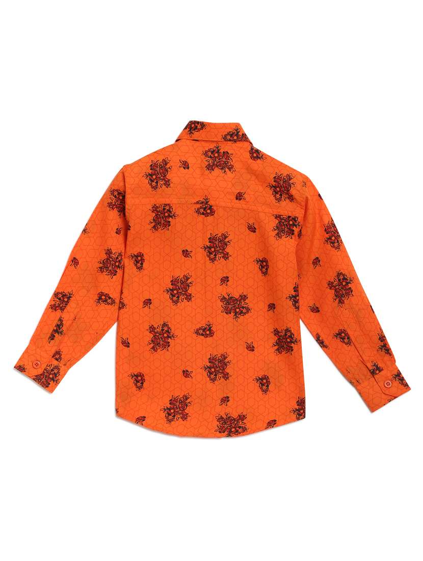 orange cotton shirt - 17129897 -  Standard Image - 1