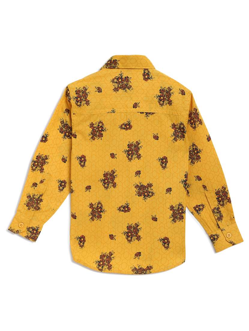 yellow cotton shirt - 17129898 - Standard Image - 1