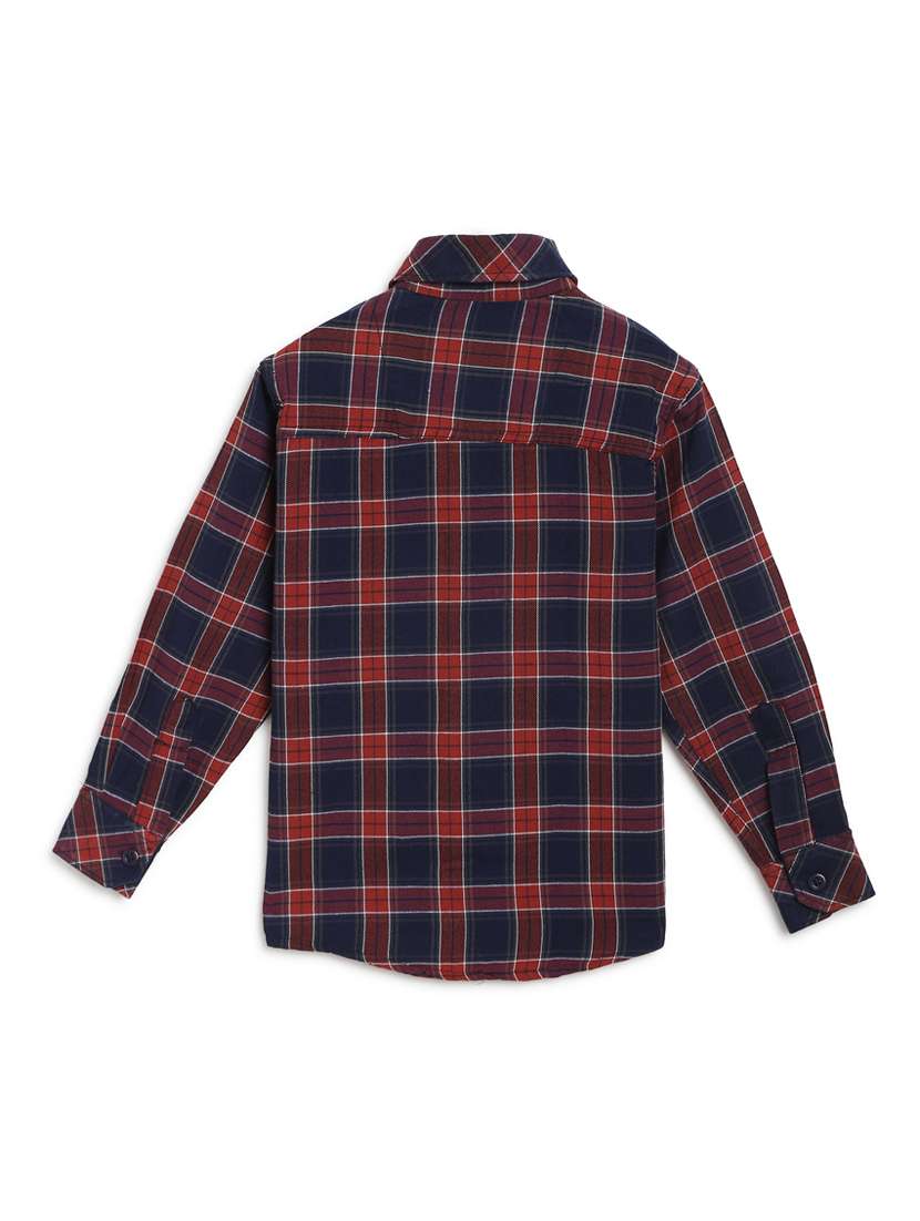 red cotton shirt - 17129911 - Standard Image - 1