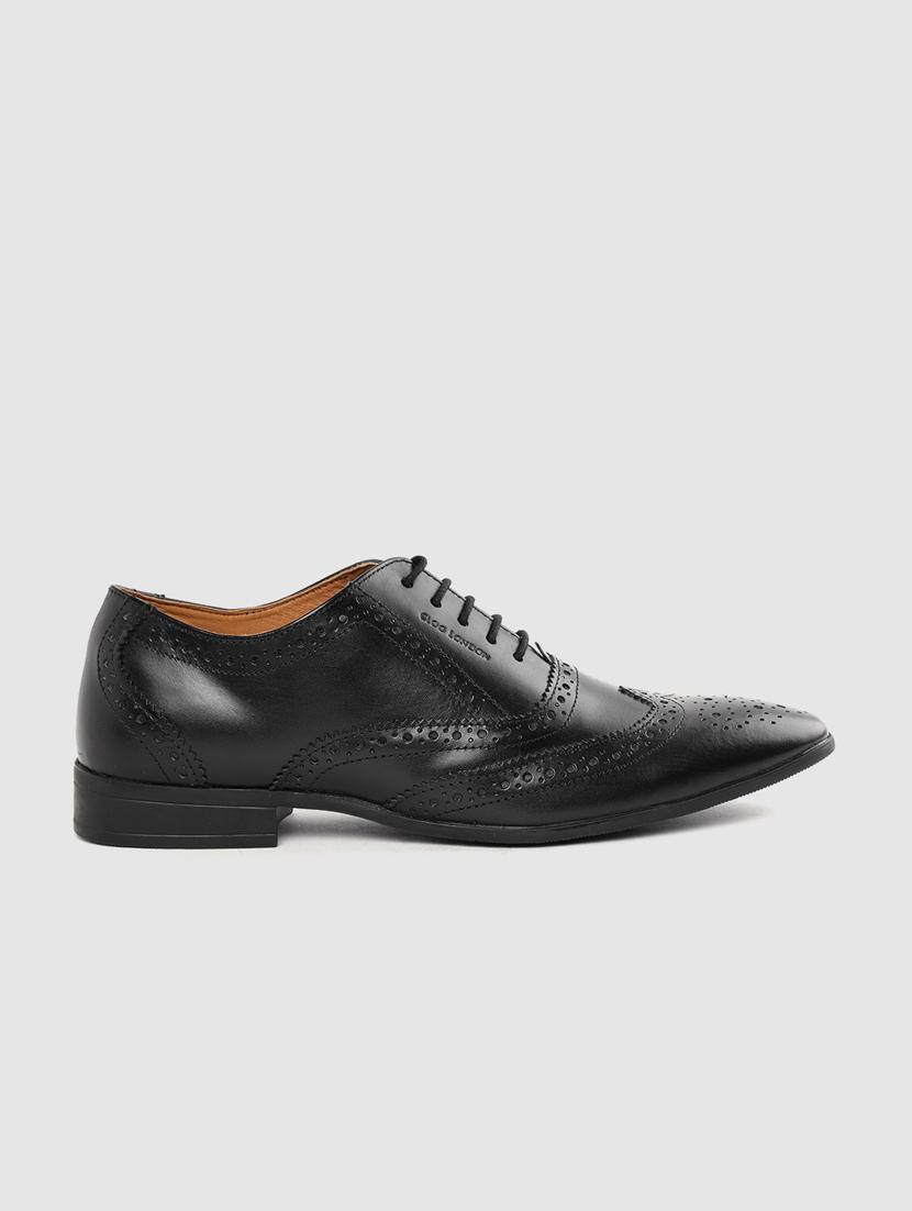 black lace-up brouges - 17129923 - Standard Image - 1
