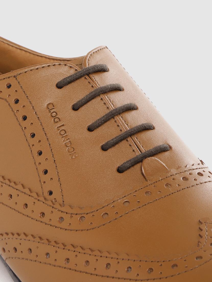 tan lace-up brouges - 17129924 - Standard Image - 6