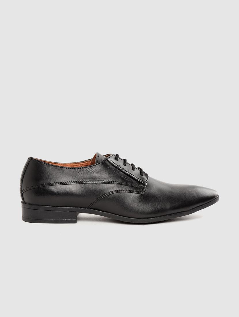 black lace-up derbys - 17129928 - Standard Image - 1