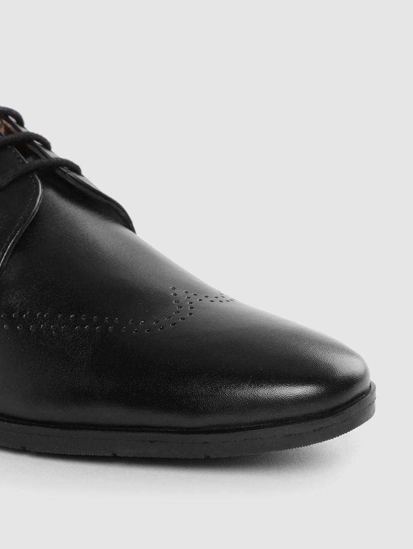 black lace-up derbys - 17129935 - Standard Image - 4