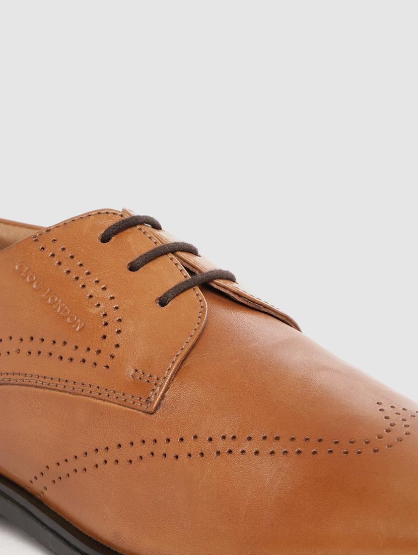 tan lace-up derbys - 17129936 - Standard Image - 6