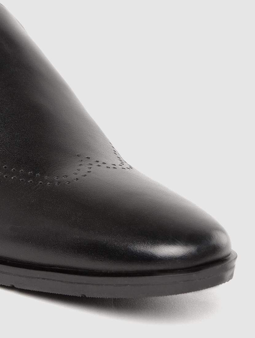 black slip on shoes - 17129942 - Standard Image - 4