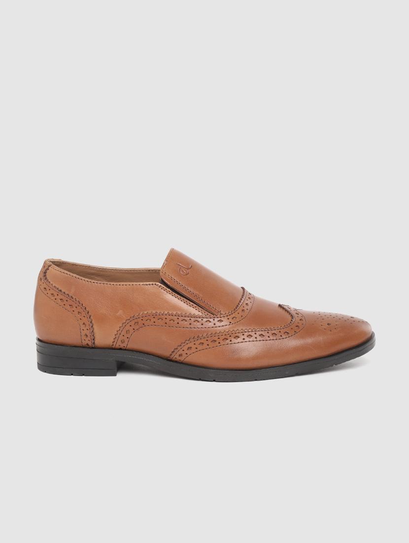 tan lace-up brouges - 17129948 - Standard Image - 1