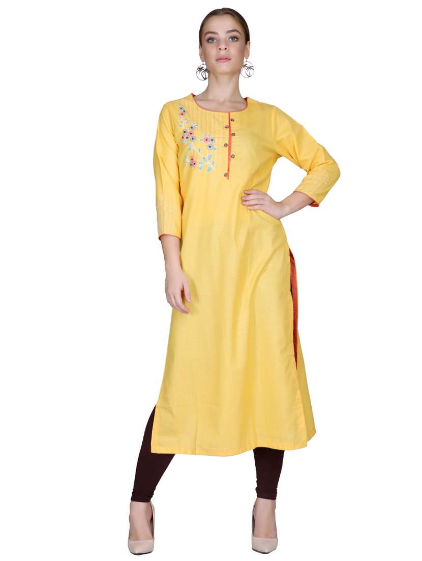 women's straight kurta - 17129963 - Zoom Image - 0