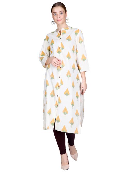 women's front slit kurta - 17129967 - Standard Image - 0
