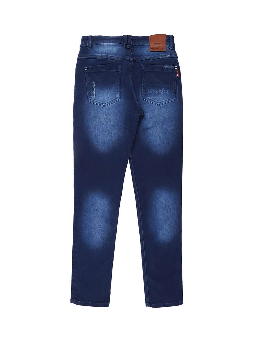 dark blue denim washed jean - 17130472 -  Standard Image - 1