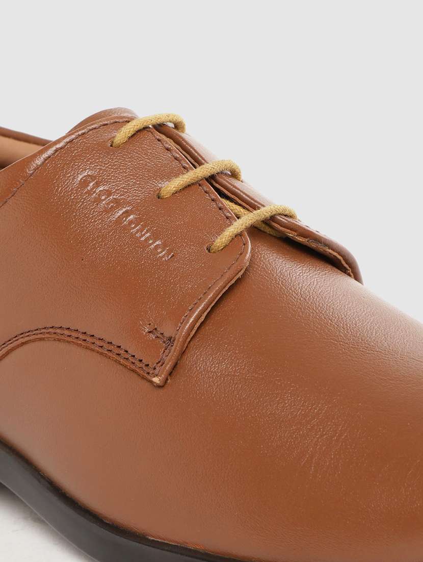tan lace-up derbys - 17131114 -  Standard Image - 6