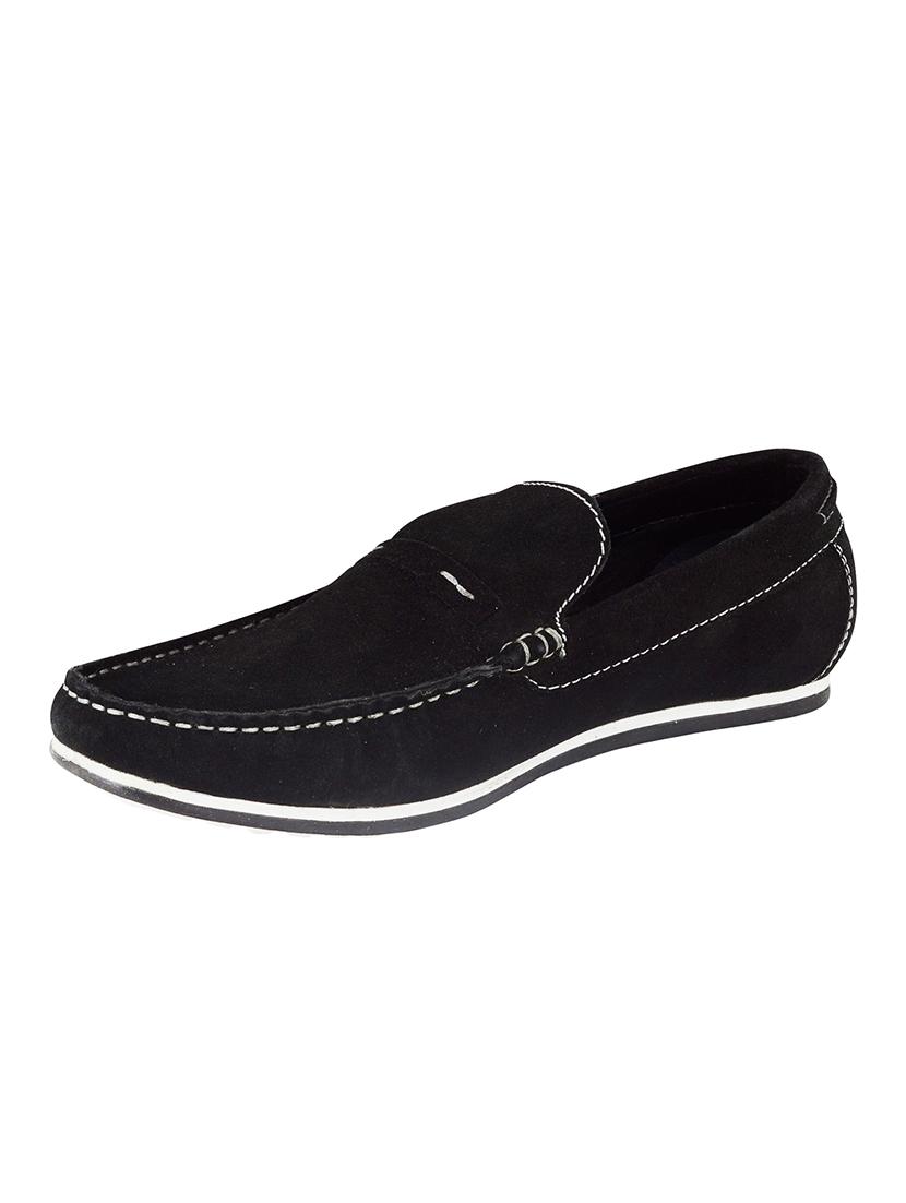 black slip on loafers - 17134349 - Standard Image - 4