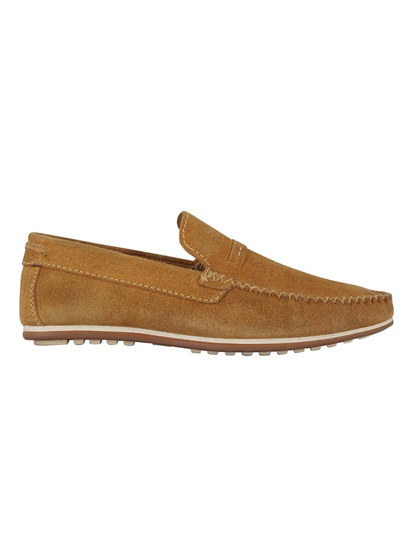 tan slip on loafers - 17134350 - Standard Image - 1