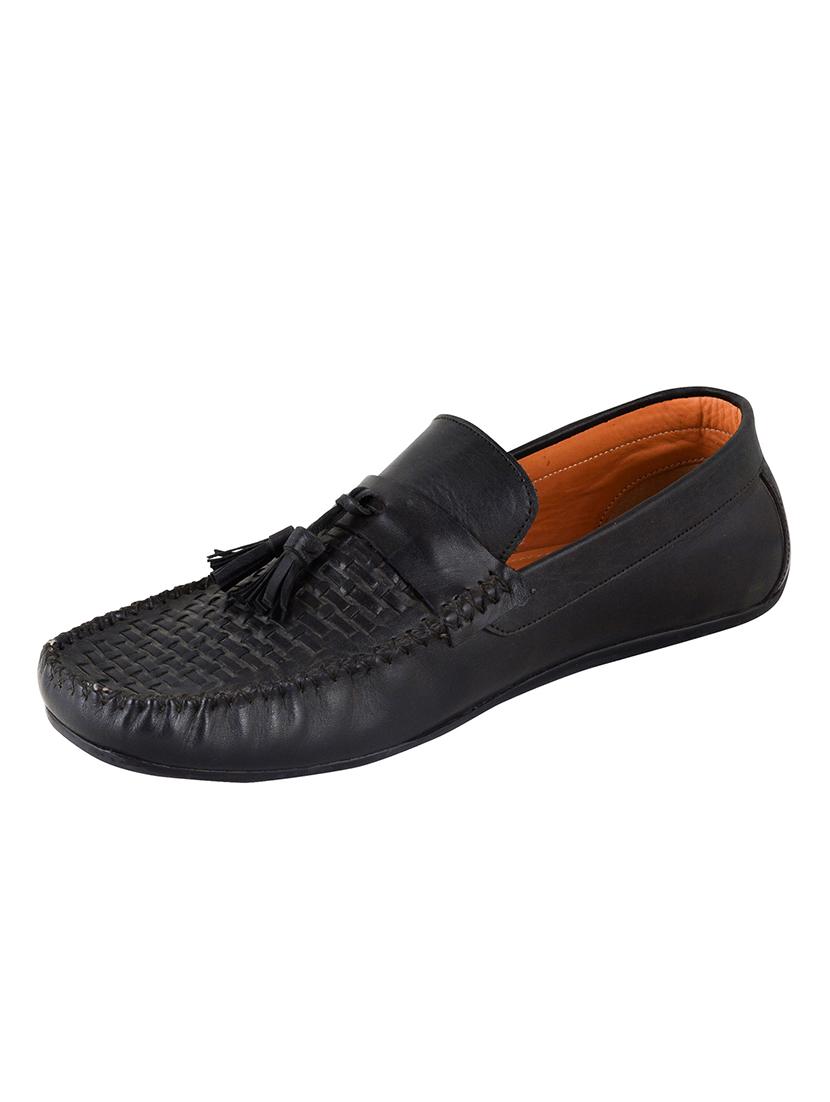 black slip on loafers - 17134355 - Standard Image - 1