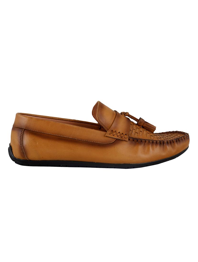 tan slip on loafers - 17134356 - Standard Image - 4