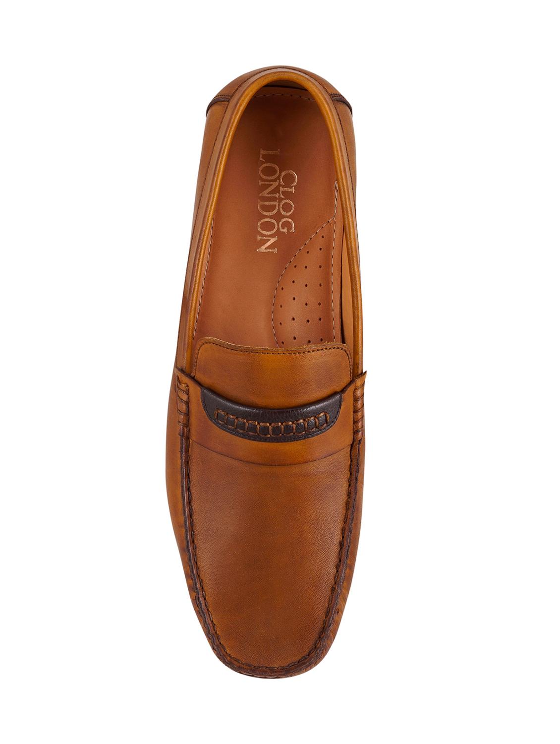 tan slip on loafers - 17134358 - Standard Image - 4