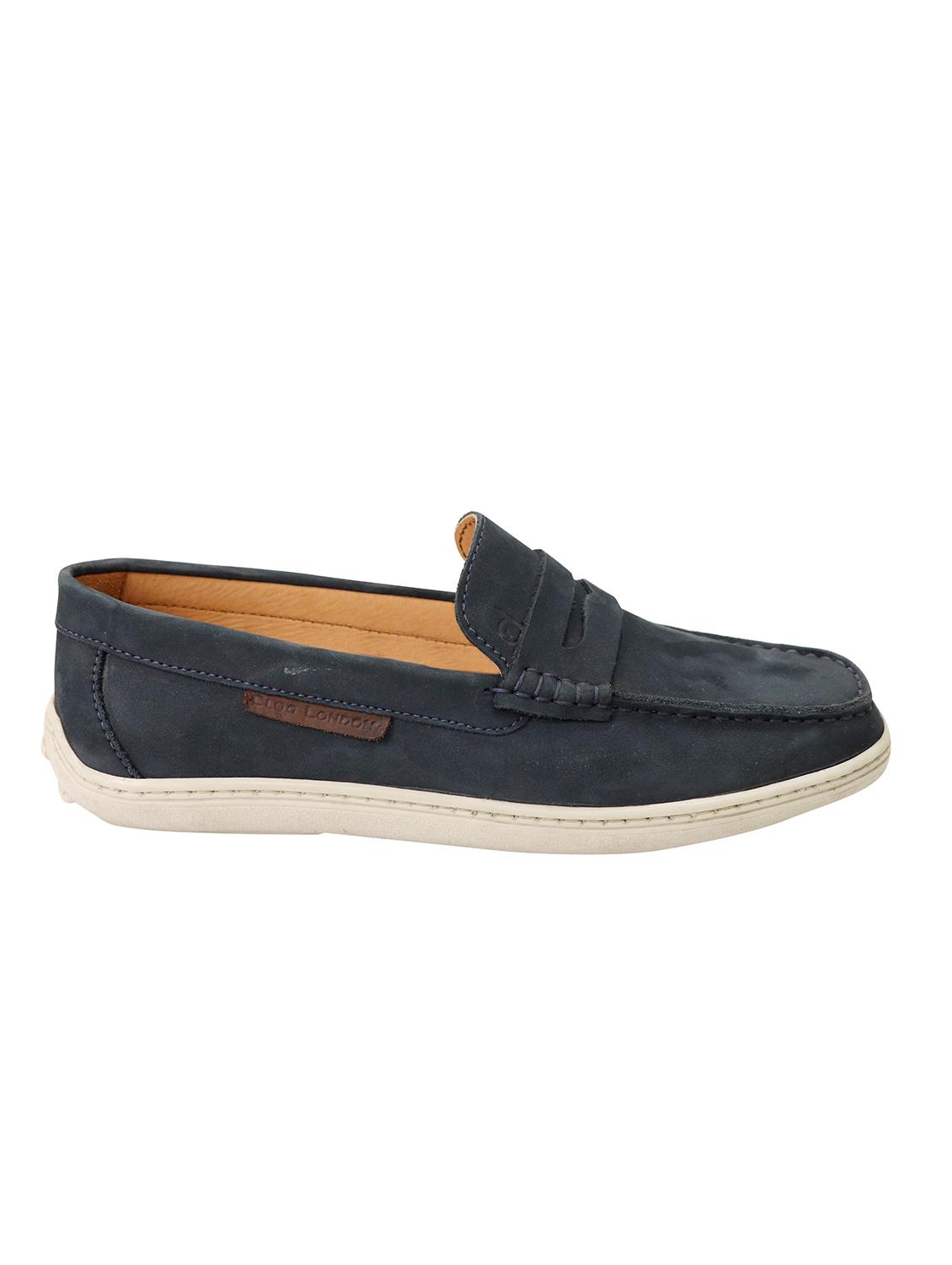 navy slip on loafers - 17134364 -  Standard Image - 1