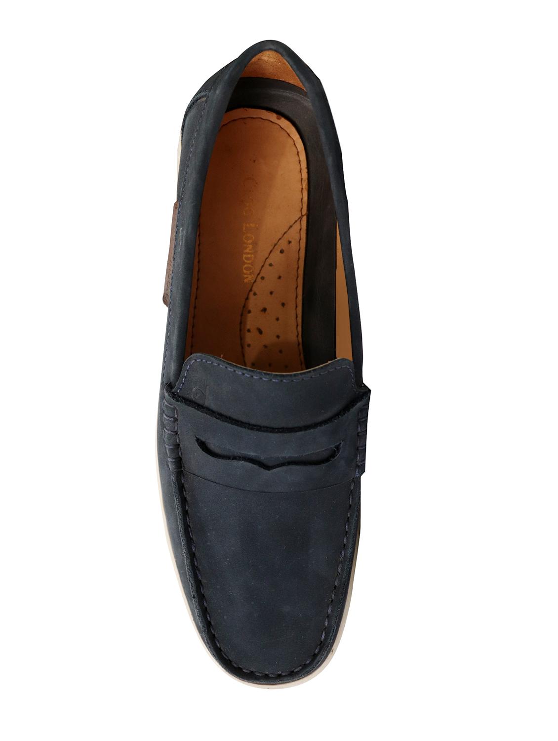 navy slip on loafers - 17134364 - Standard Image - 4