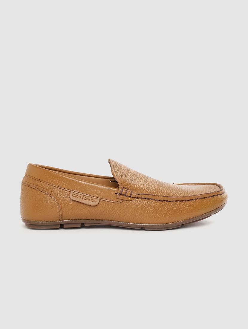tan slip on loafers - 17134371 -  Standard Image - 1