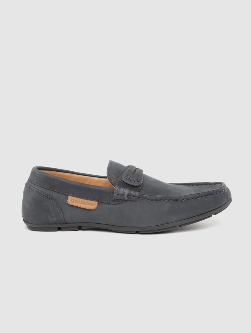 navy slip on loafers - 17134372 -  Standard Image - 1