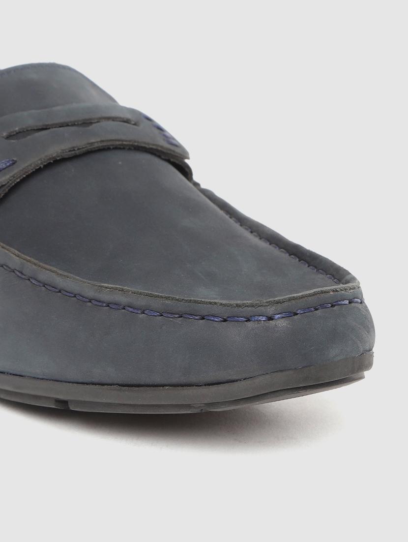 navy slip on loafers - 17134372 - Standard Image - 4