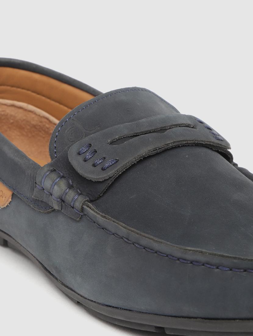 navy slip on loafers - 17134372 - Standard Image - 6