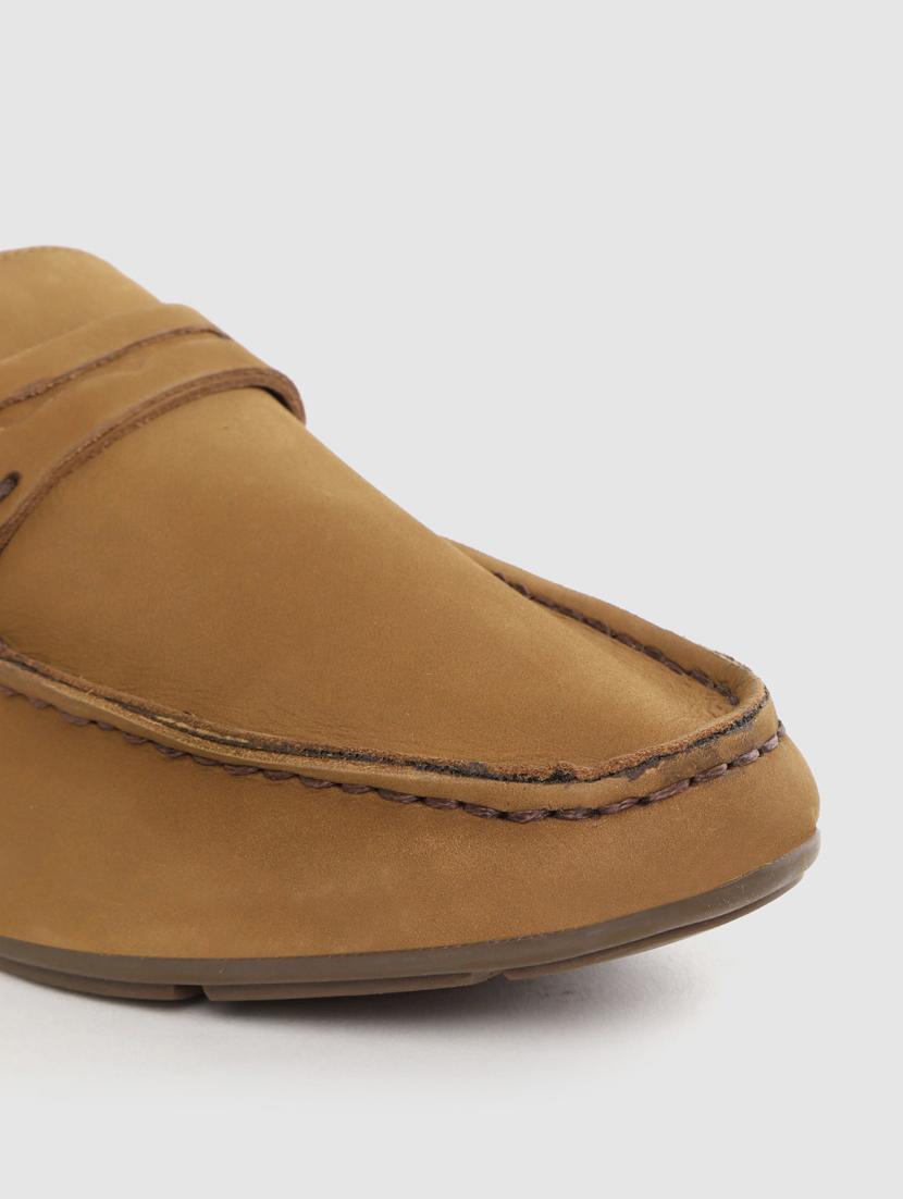 tan slip on loafers - 17134374 - Standard Image - 4