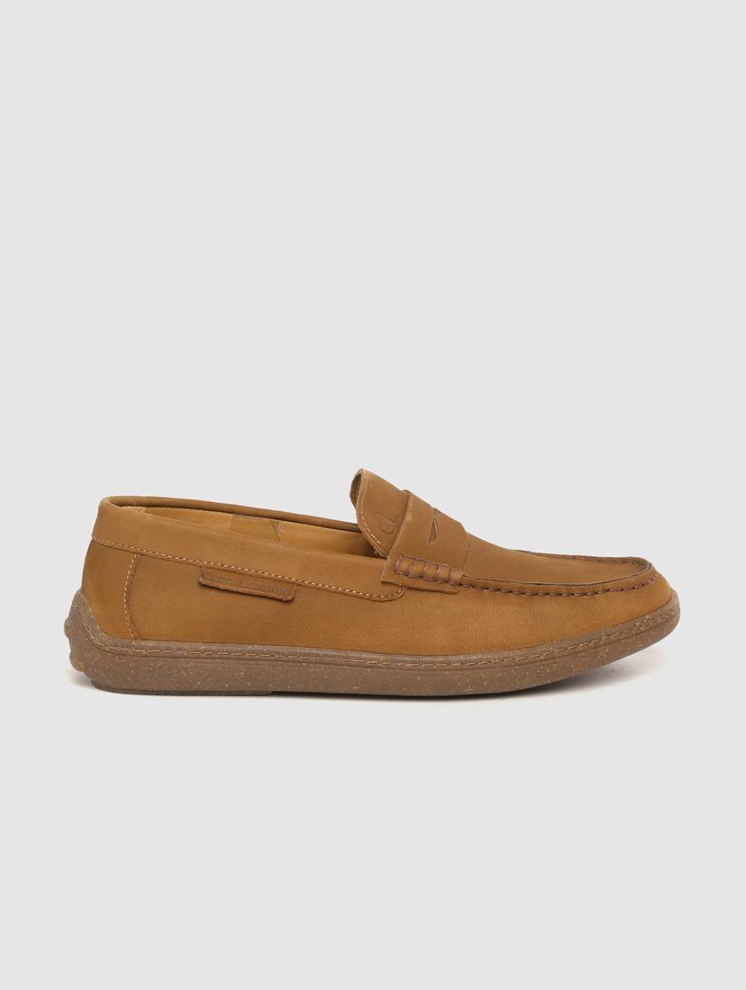 tan slip on loafers - 17134377 -  Standard Image - 1