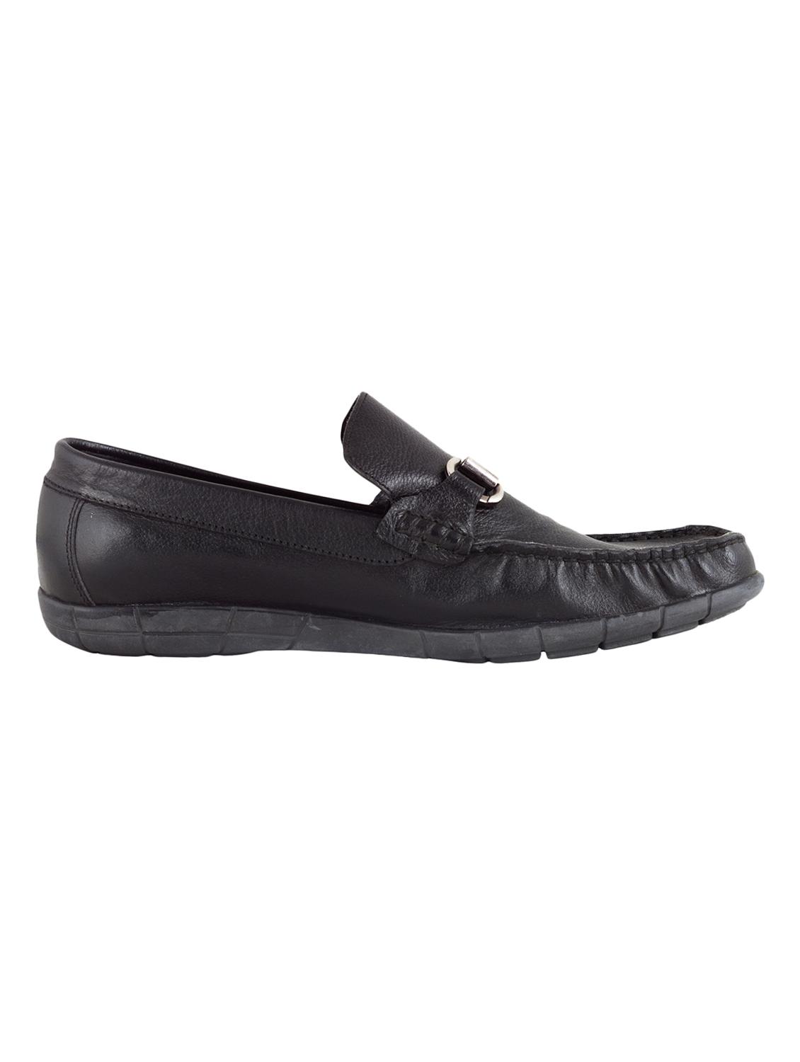 black slip on loafers - 17134384 - Standard Image - 1