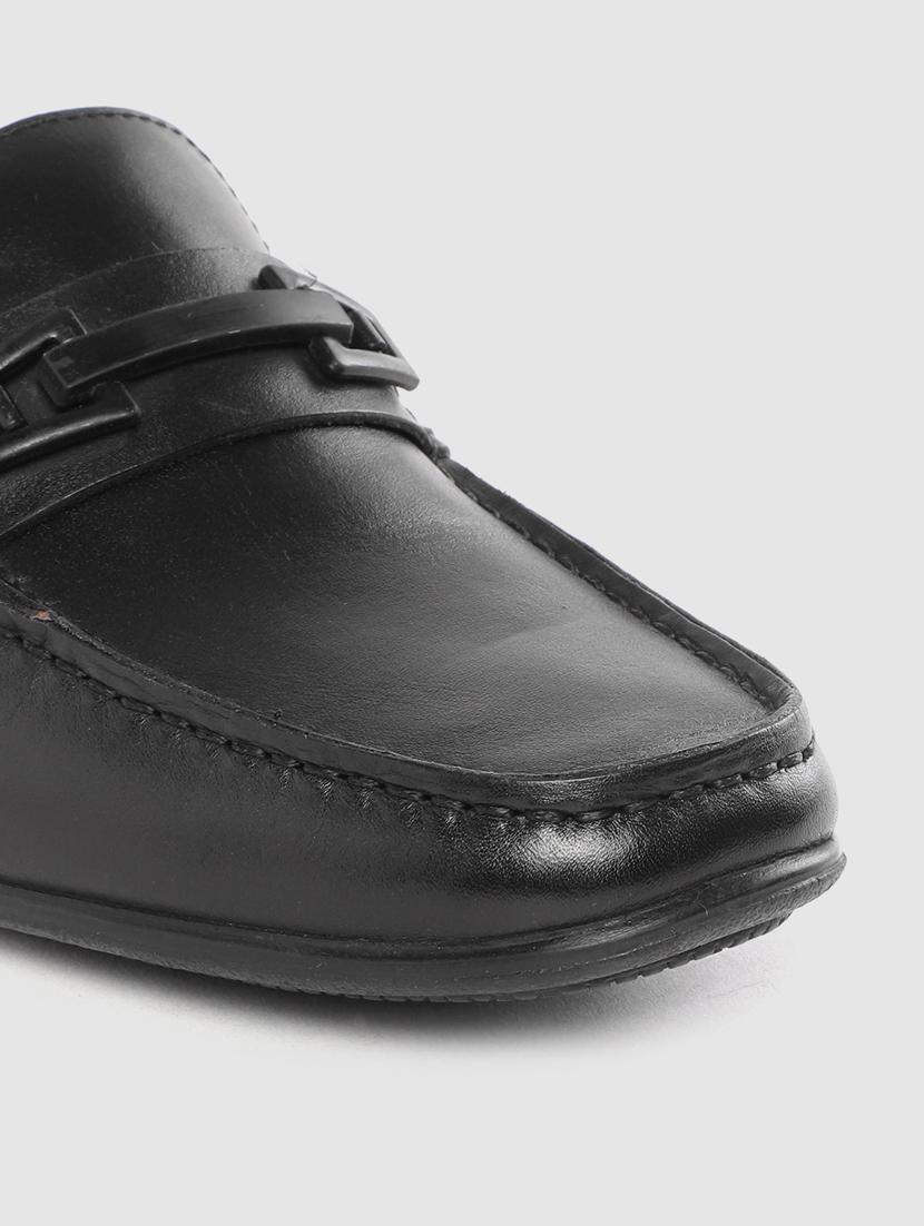 black slip on loafers - 17134389 - Standard Image - 4