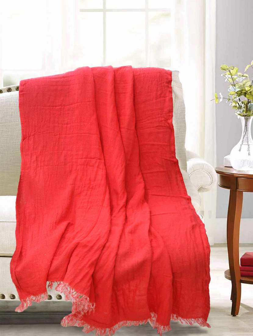  soft handloom cotton throw blanket 