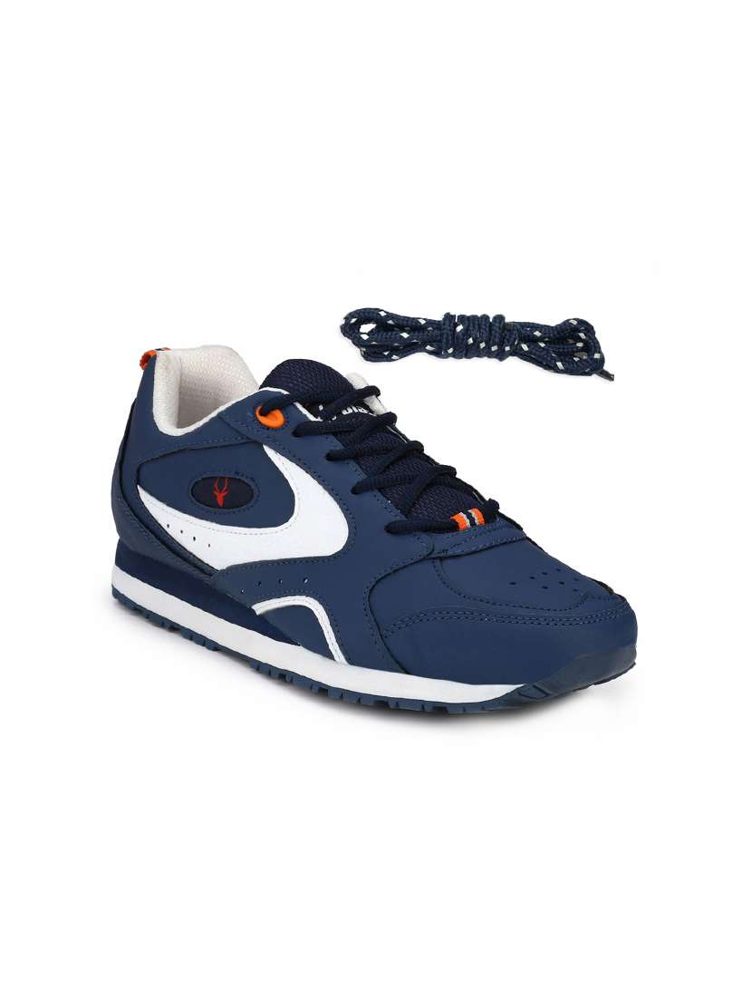 blue lace up  sport shoes