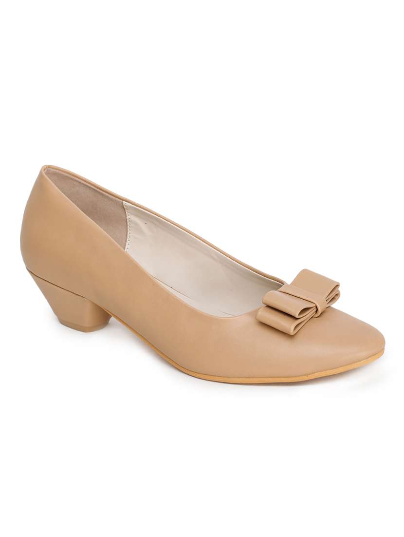 tan slip on pumps