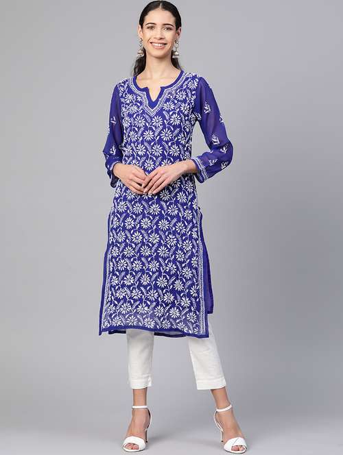 women's straight kurta - 17140423 - Standard Image - 0