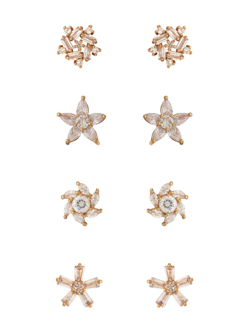 gold metal combo's. earring