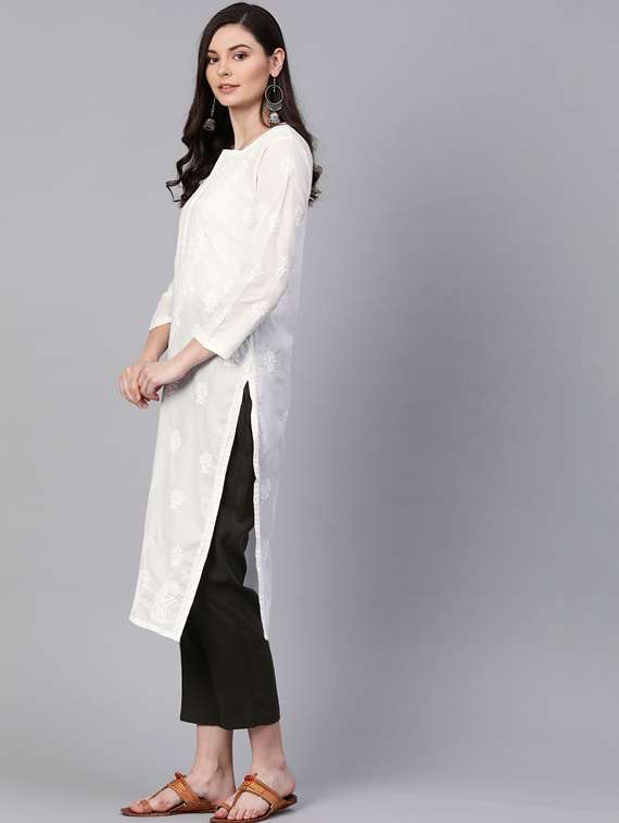 women's straight kurta - 17142767 -  Standard Image - 1