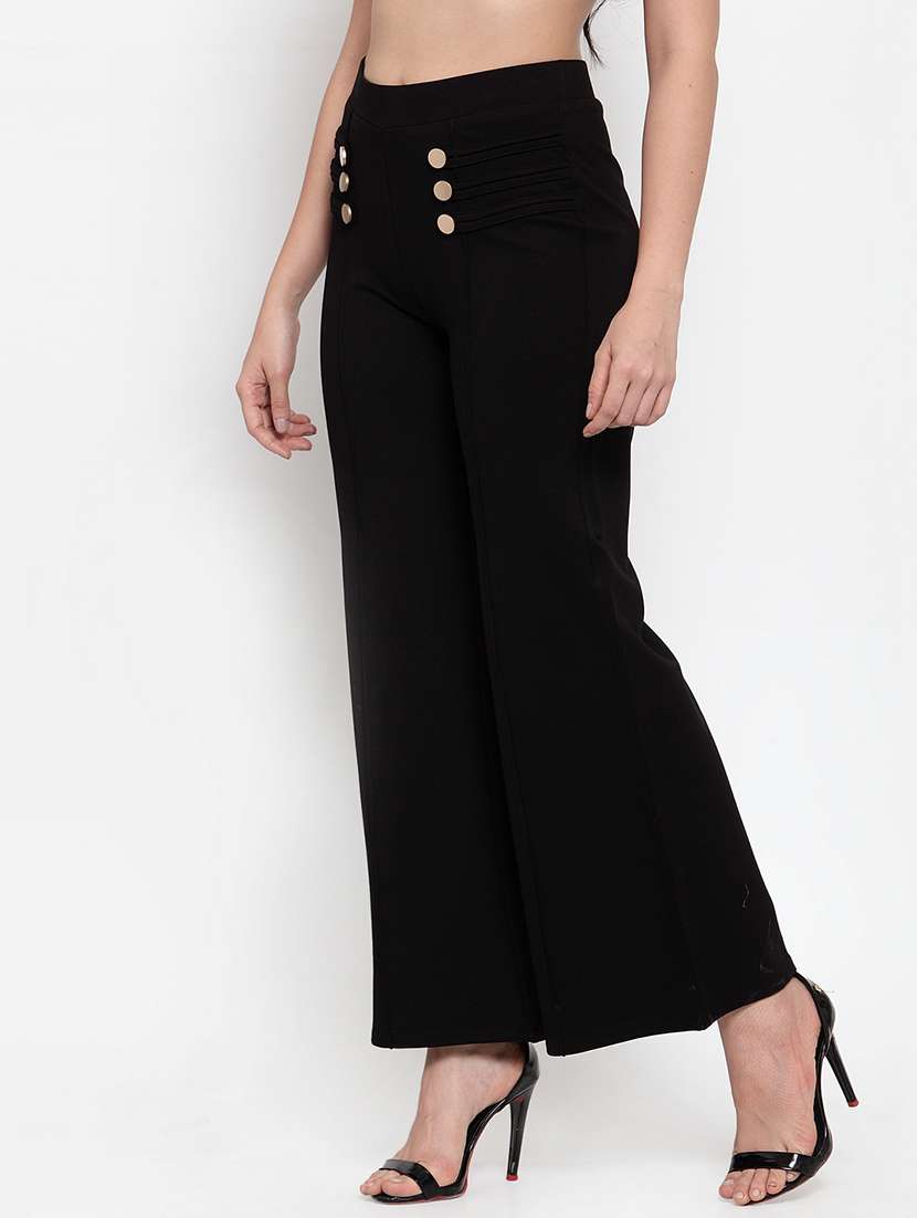 high rise wide leg trouser - 17144210 - Standard Image - 1