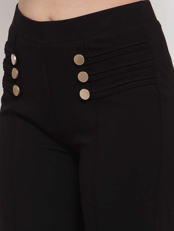 high rise wide leg trouser - 17144210 - Standard Image - 4