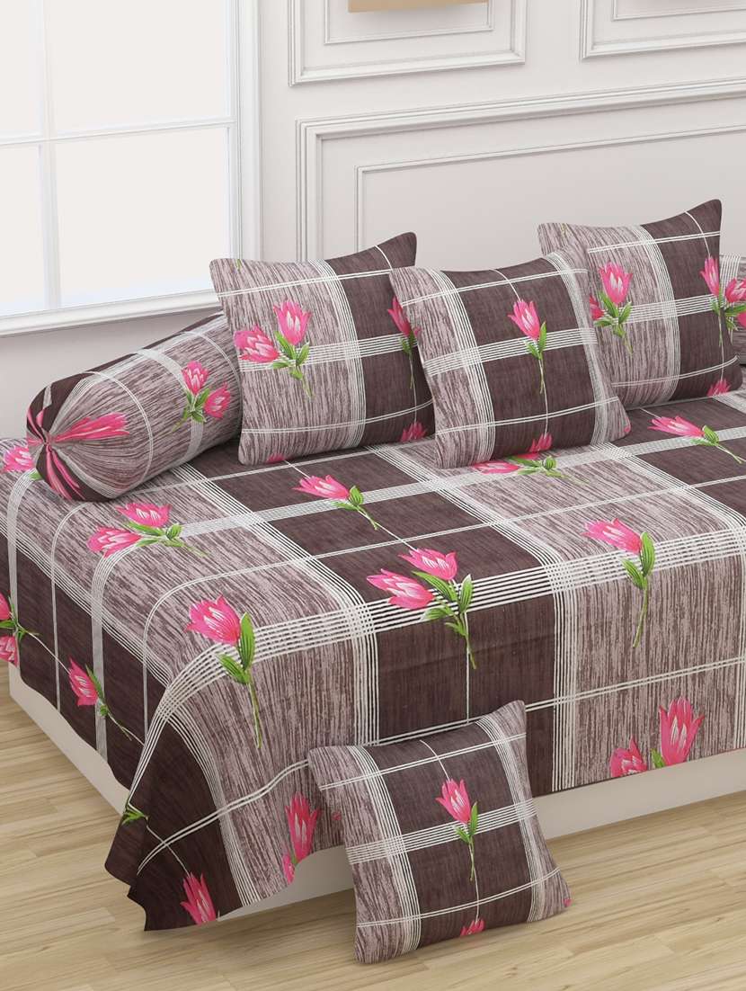 cotton diwan set of 8 pieces