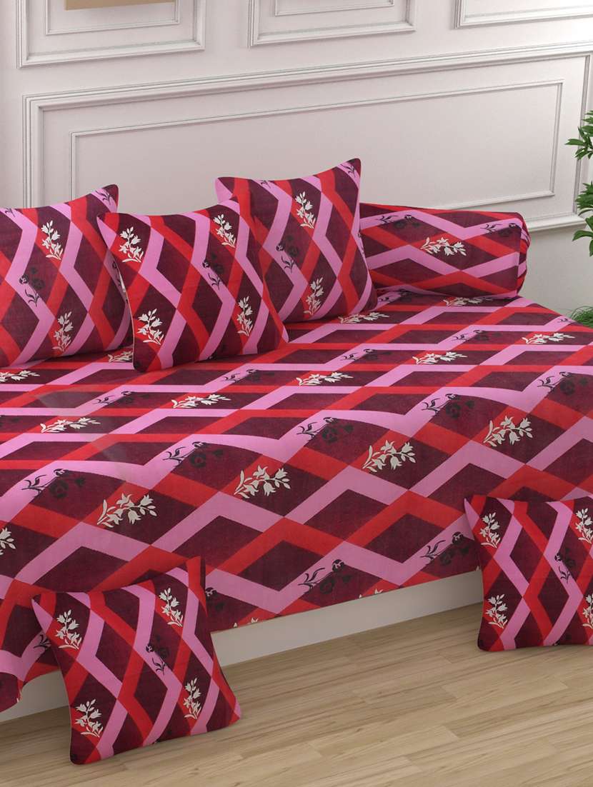 cotton diwan set of 8 pieces