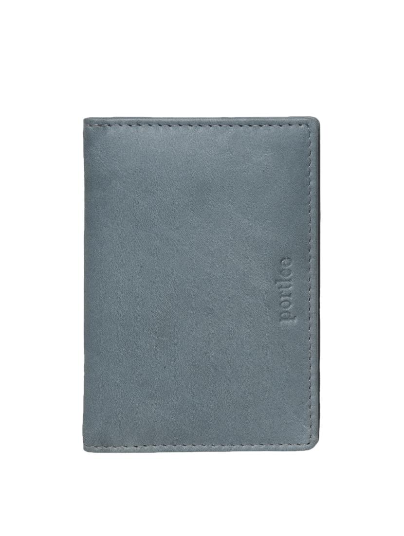 grey solid leather card holder - 17145077 - Standard Image - 1