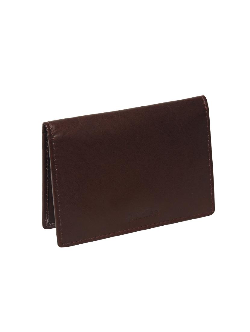 dark brown leather card holder - 17145080 - Standard Image - 4