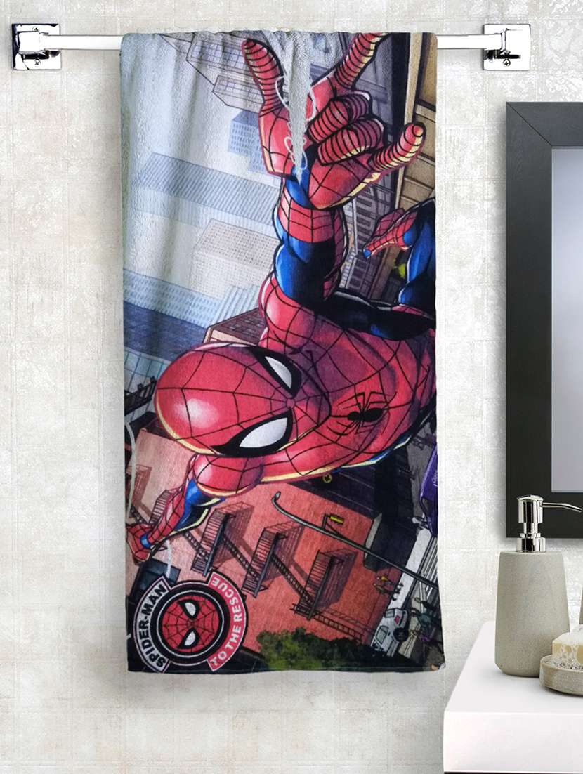 spiderman kids bath towel  