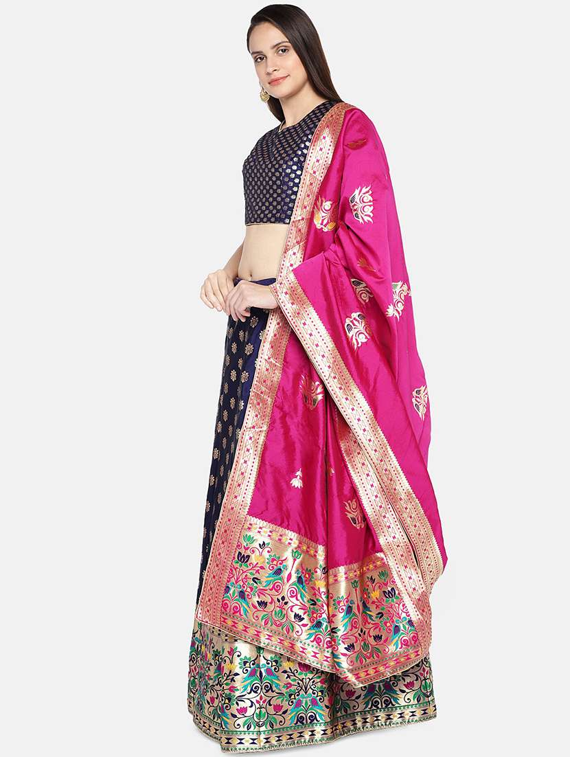 printed panelled lehenga - 17148059 -  Standard Image - 1