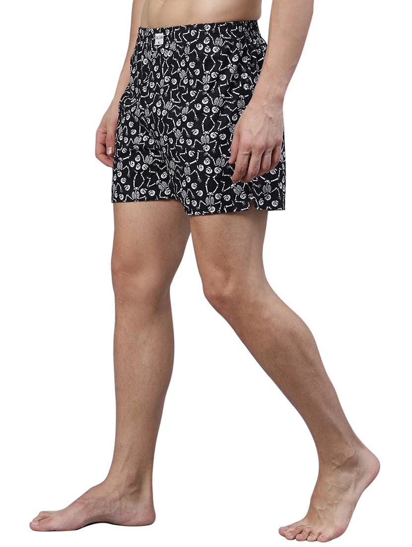 black printed boxer - 17148358 - Standard Image - 1