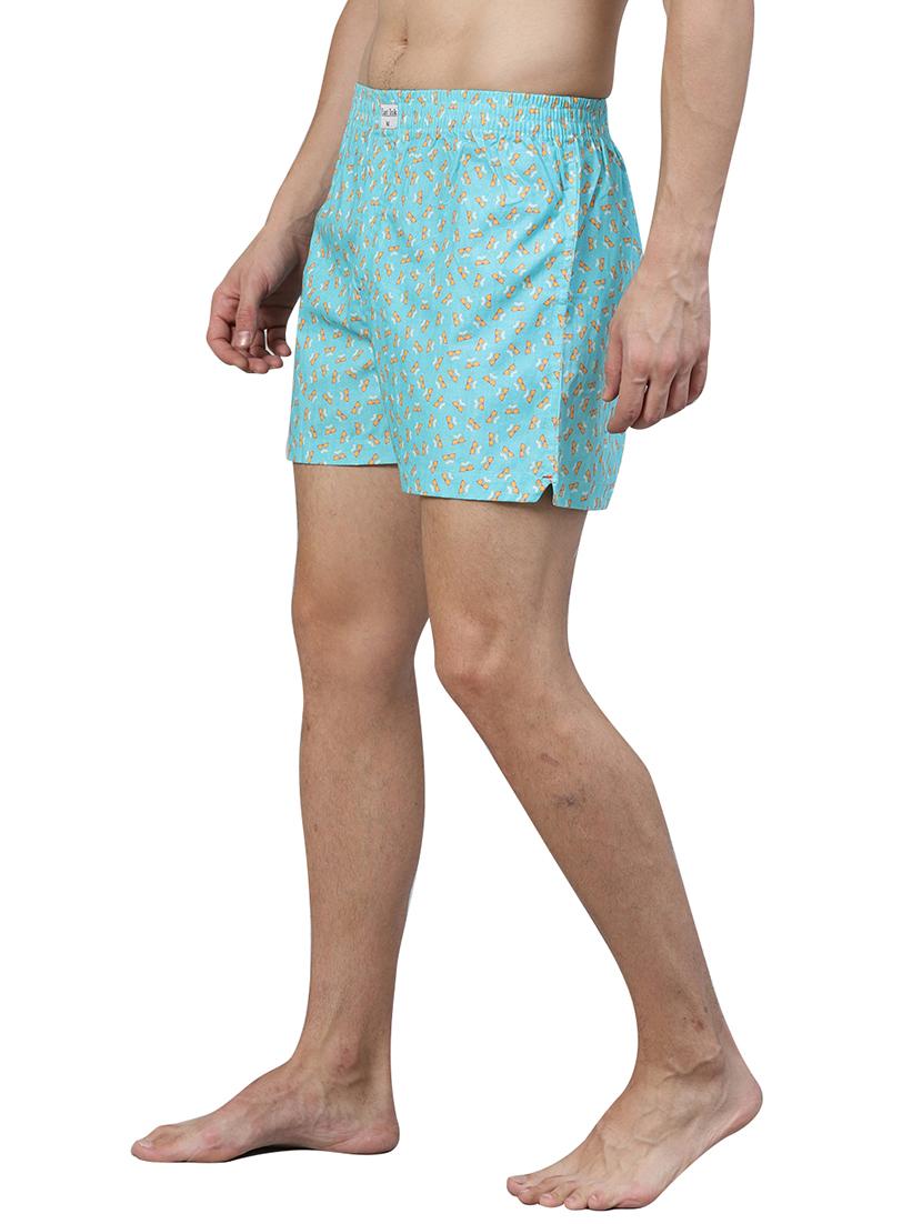 blue printed boxer - 17148361 - Standard Image - 1