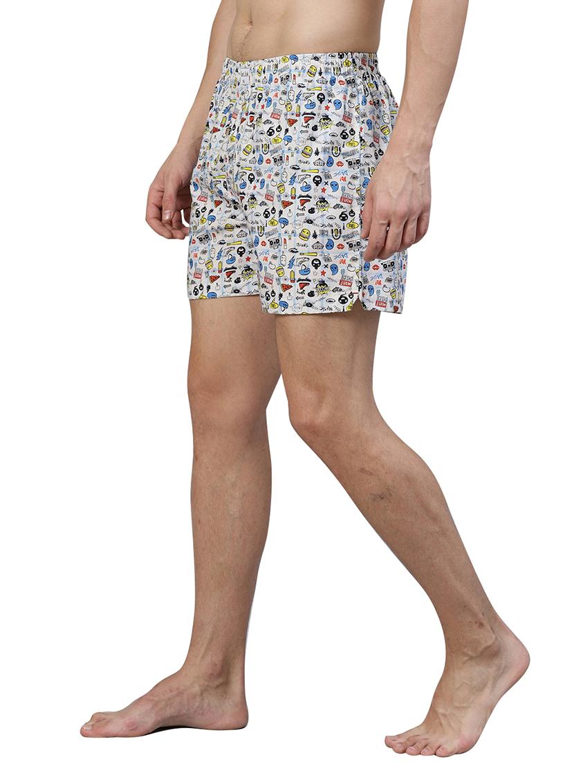 white printed boxer - 17148367 - Standard Image - 1